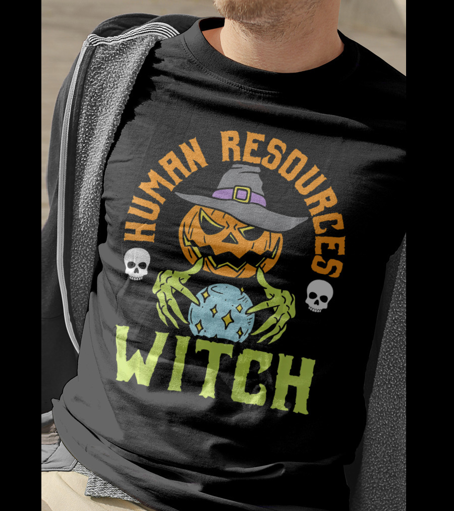 Human Resources Witch Pumpkin Magic T-Shirt