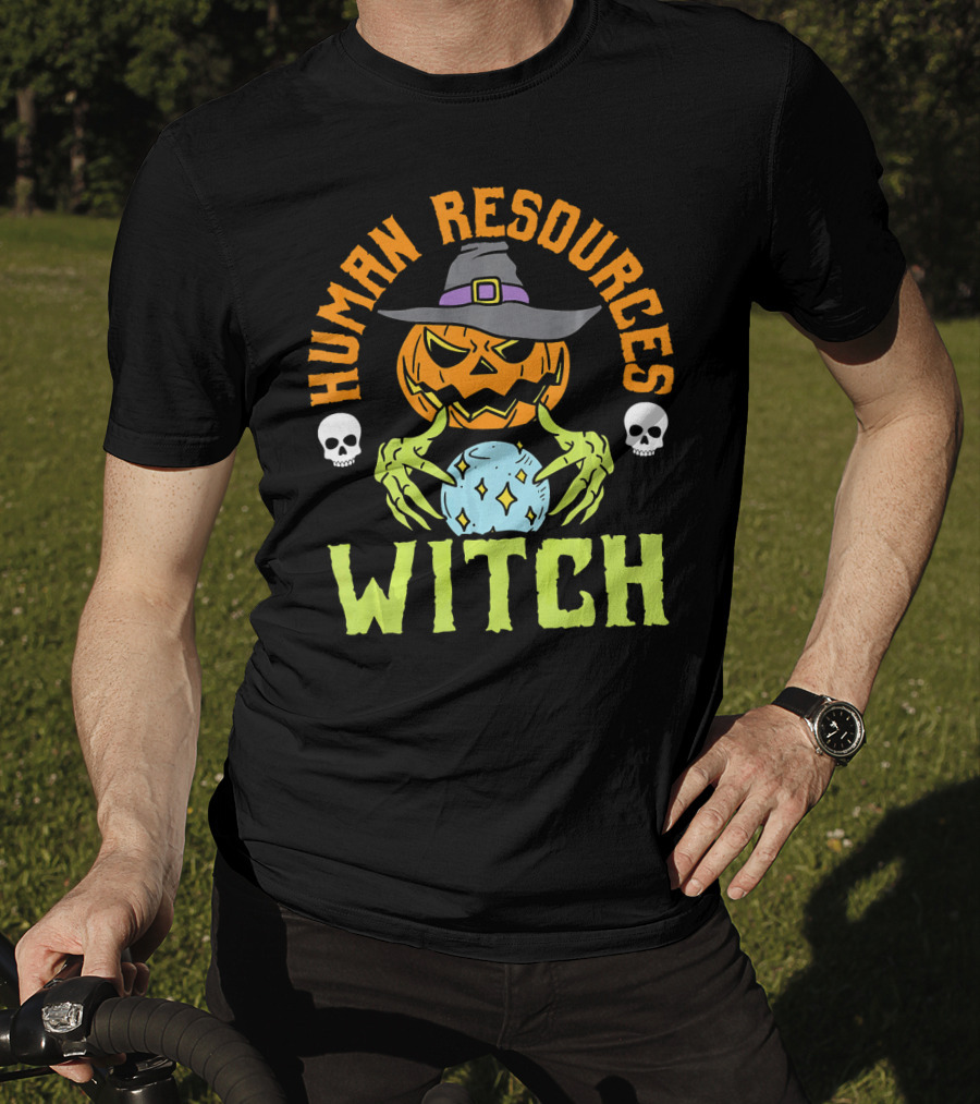 Human Resources Witch Pumpkin Magic T-Shirt