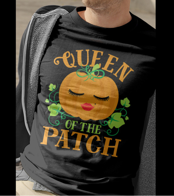 Queen Pumpkin Of The Patch With Vines And Lips T-Shirt