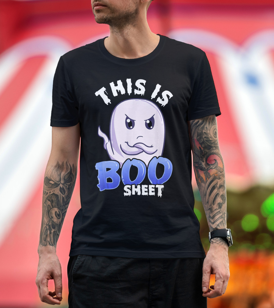 This Is Boo Sheet Ghost Face Boo Sheet T-Shirt
