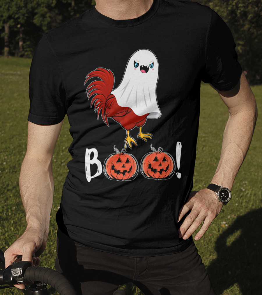 BOO Chicken Ghost Jack-O'-Lanterns T-Shirt