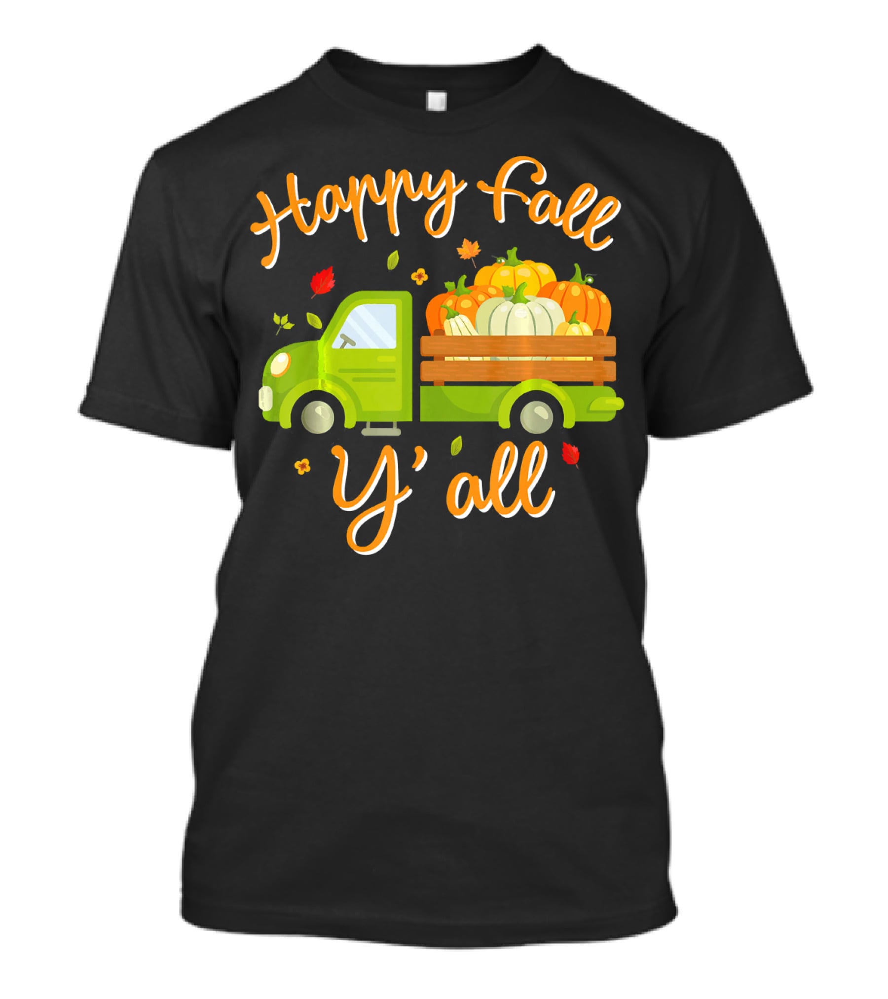 Happy Fall Y'all Pumpkin Truck Costume T-Shirt
