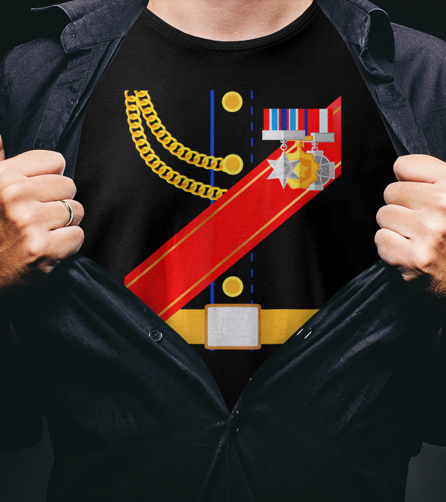 Royal Ceremony Costume DIY Prince Halloween Night Party T-Shirt