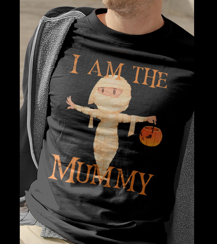 I Am The Mummy Matching Family Halloween T-Shirt