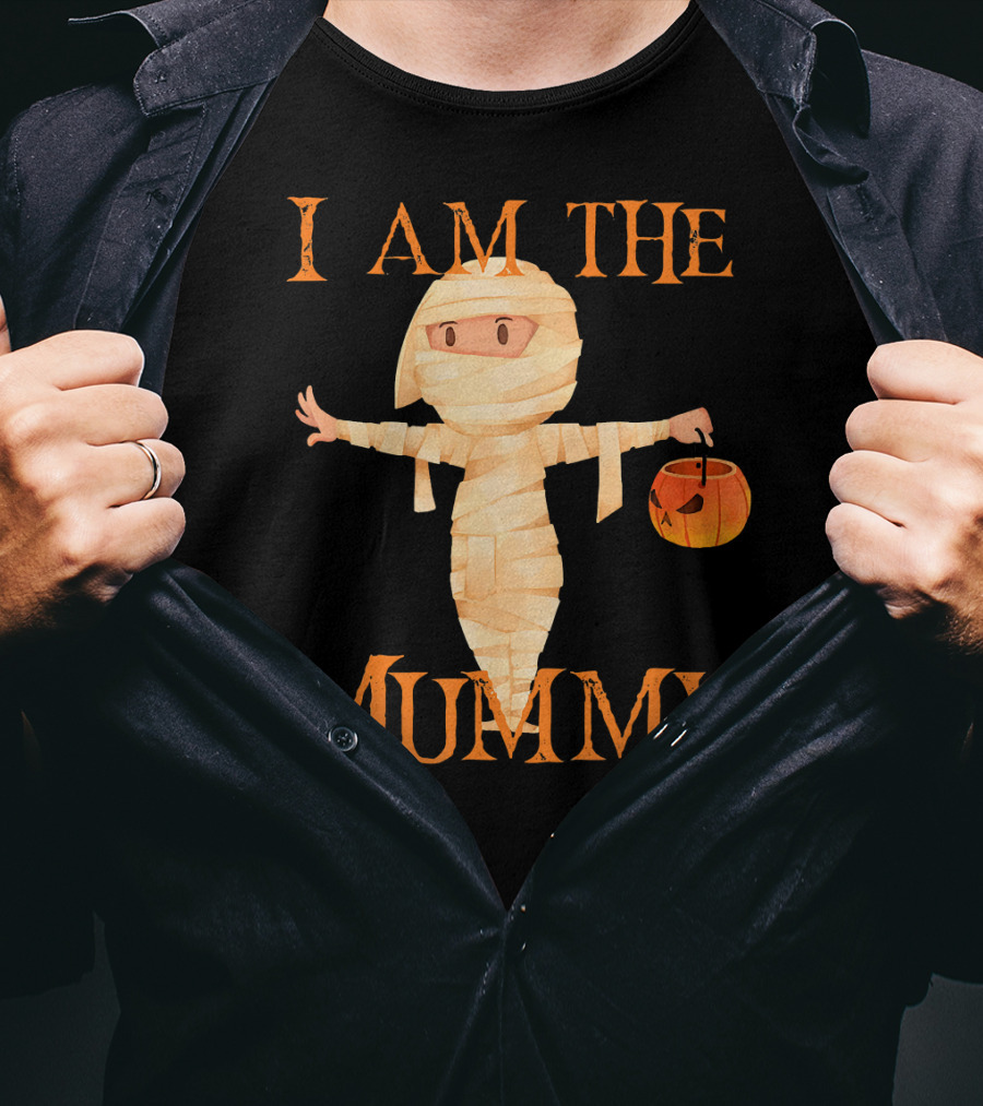 I Am The Mummy Matching Family Halloween T-Shirt