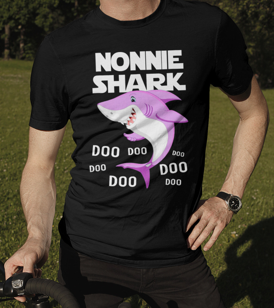 Nonnie Shark Doo Doo Doo Grandma Gift T-Shirt