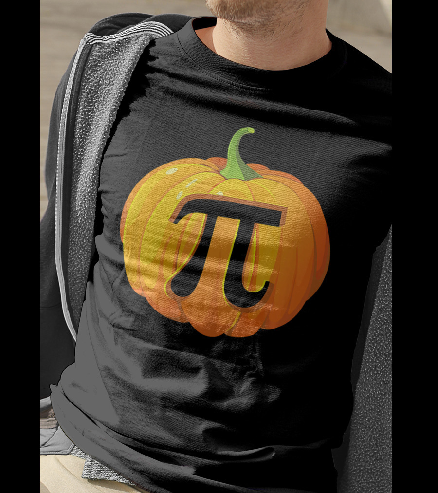 Funny Halloween Math Pun Pumpkin Pi T-Shirt