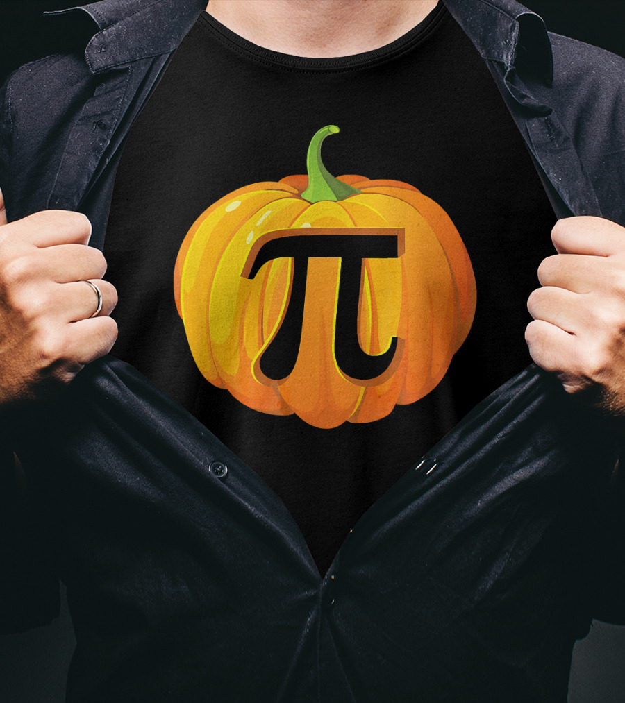 Funny Halloween Math Pun Pumpkin Pi T-Shirt