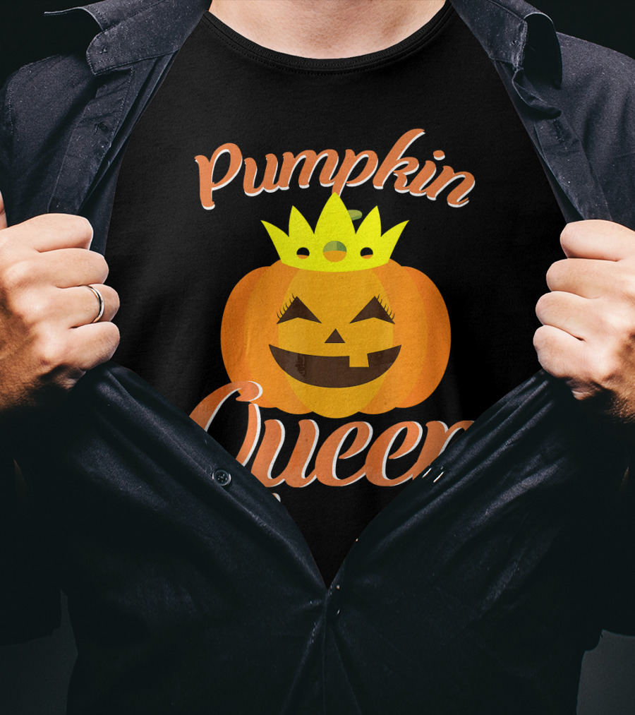 Pumpkin Queen Halloween Crown T-Shirt