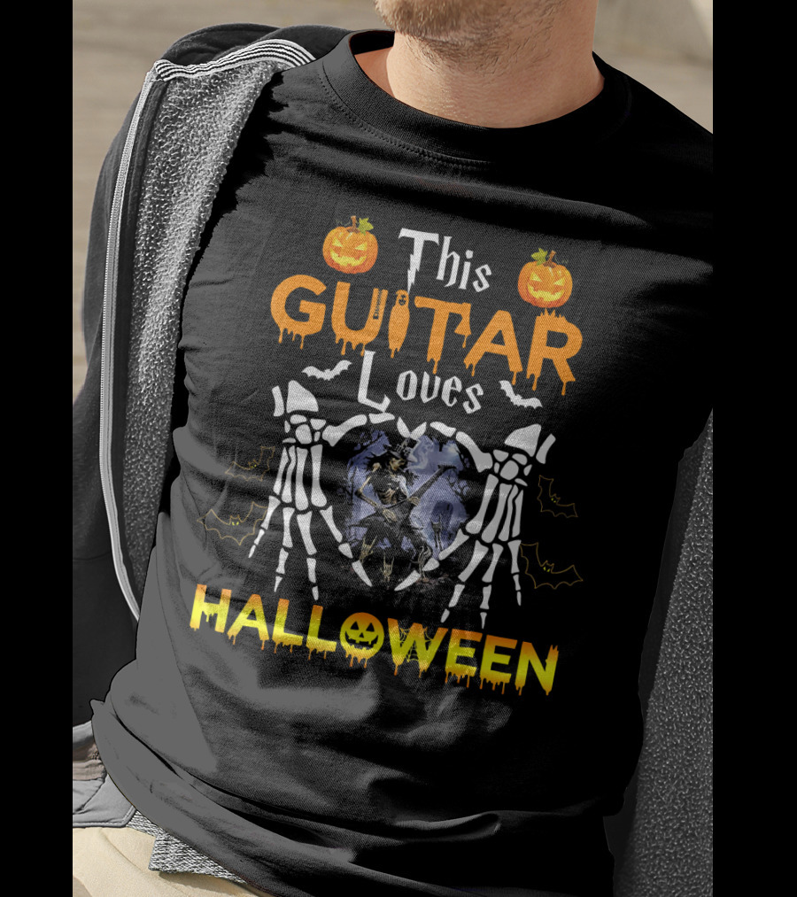 This Guitar Loves Halloween T-Shirt