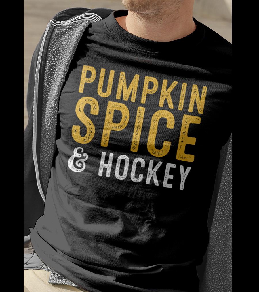 Pumpkin Spice And Hockey T-Shirt