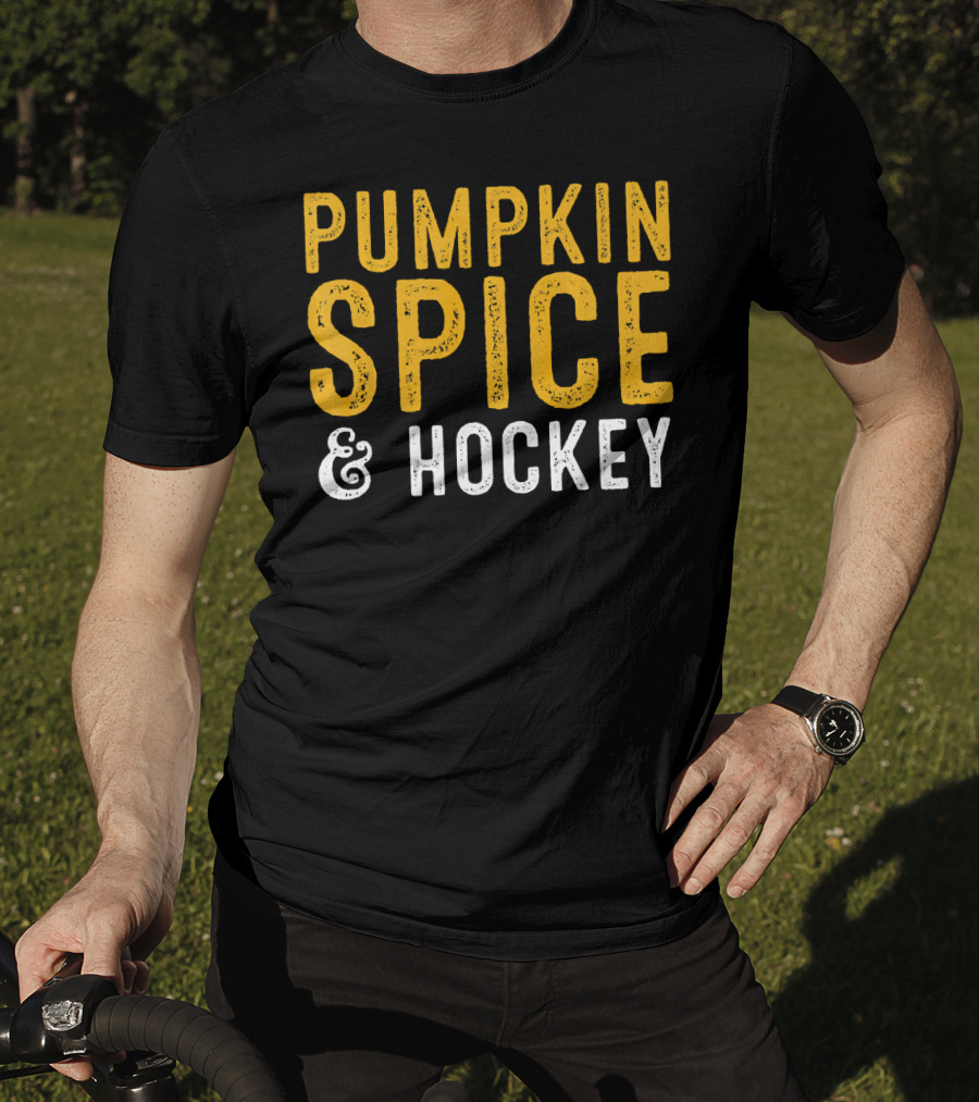 Pumpkin Spice And Hockey T-Shirt