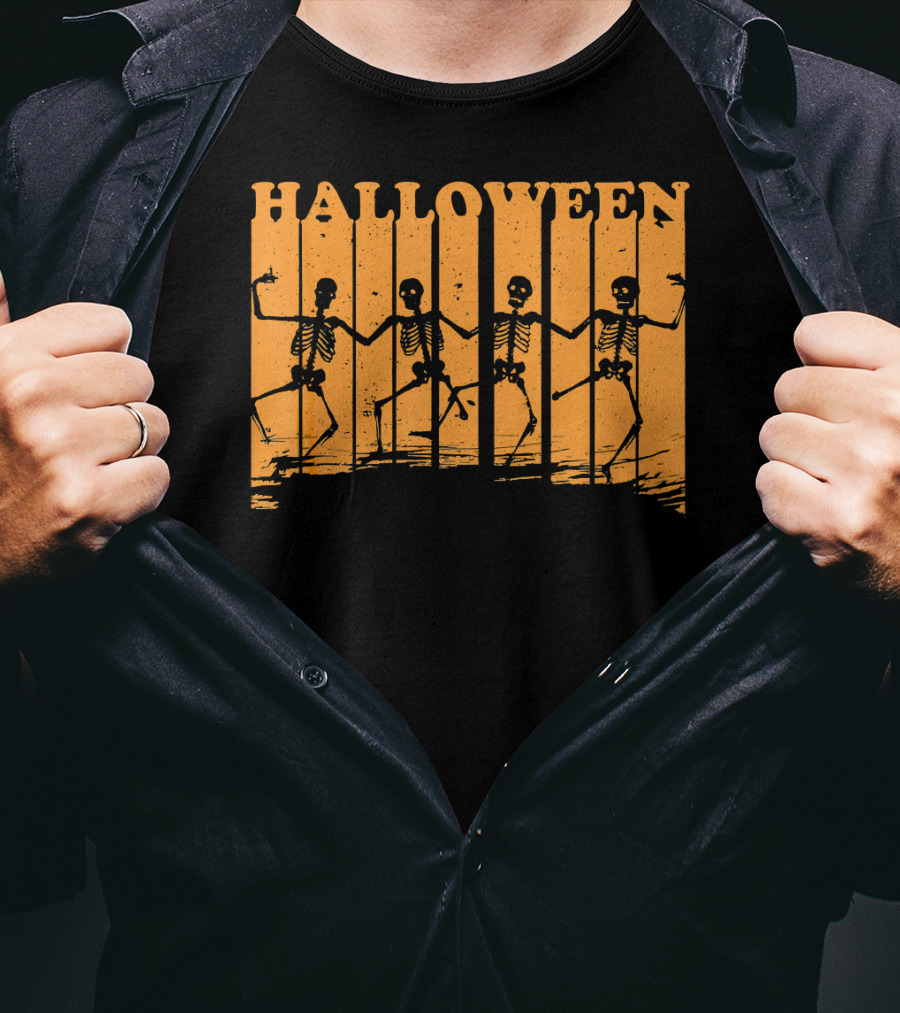 Halloween Dancing Skeletons T-Shirt