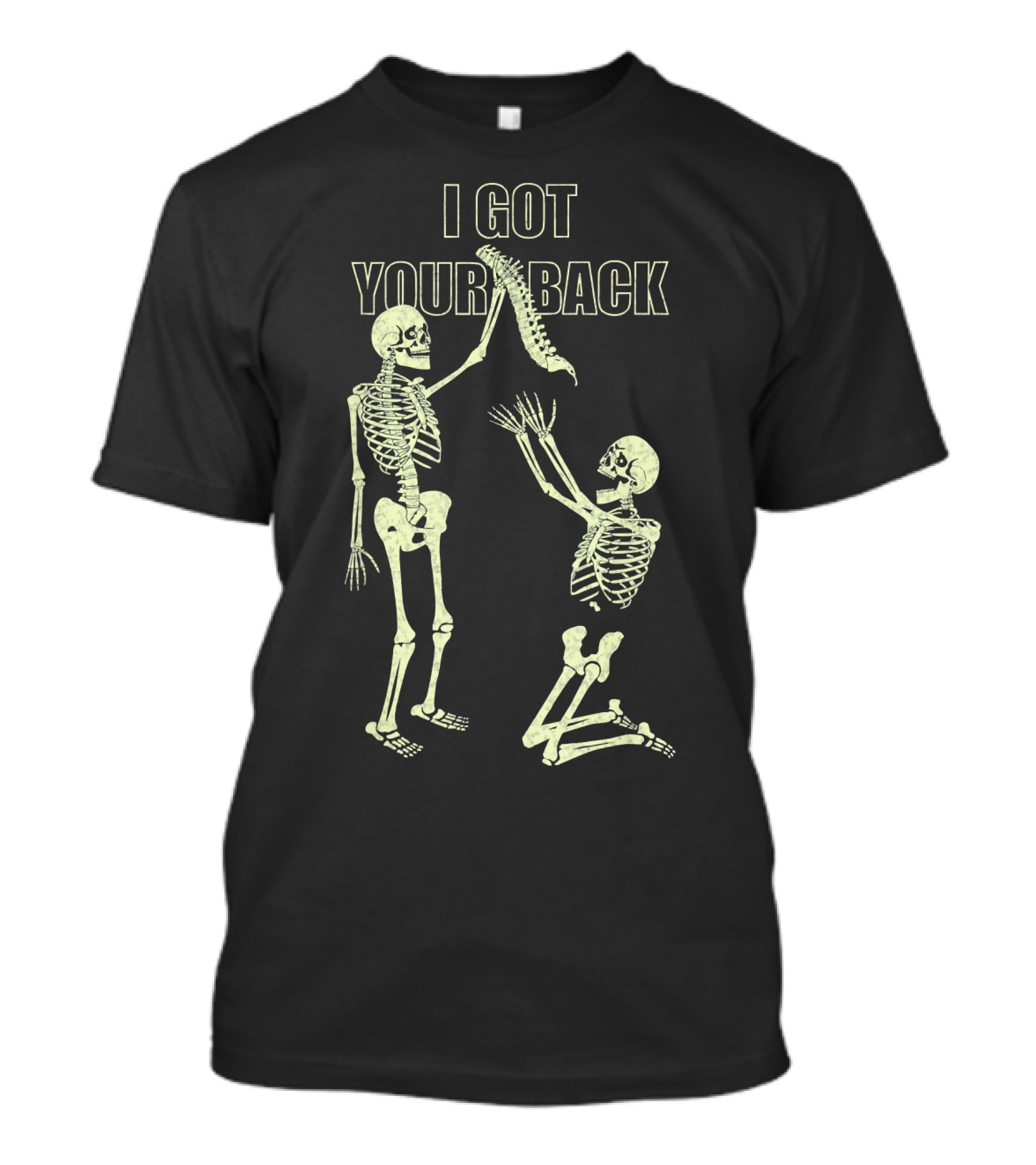 I Got Your Back Halloween Skeletons T-Shirt