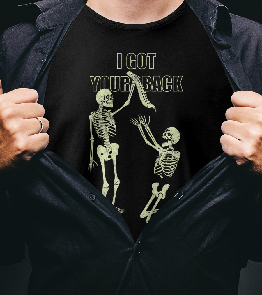 I Got Your Back Halloween Skeletons T-Shirt