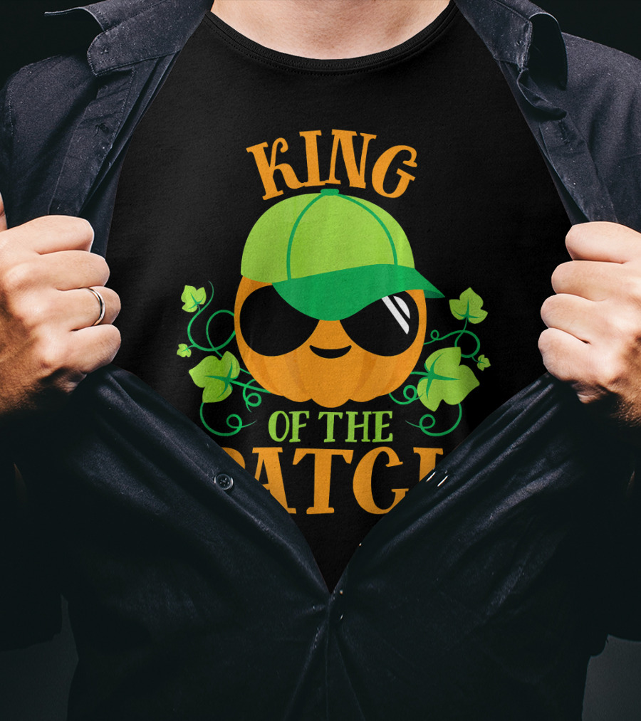 King Of The Patch Pumpkin Matching Famil T-Shirt