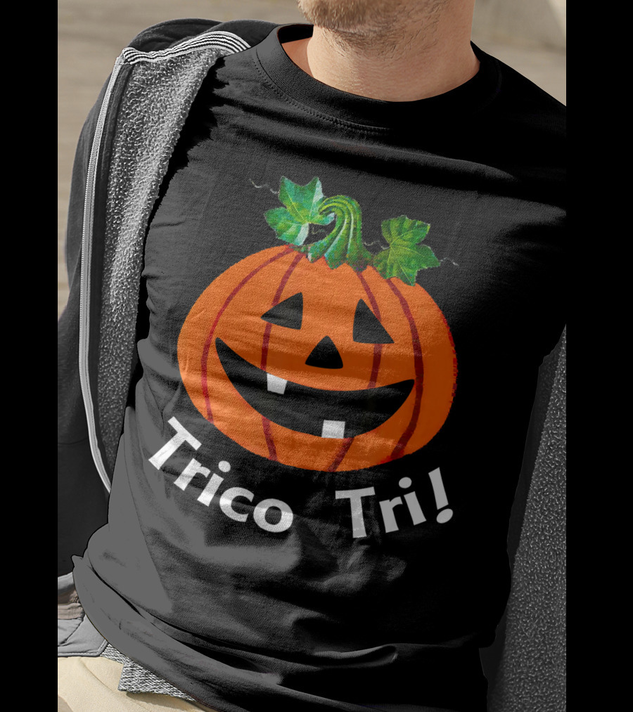 Trico Tri Pumpkin Halloween Jack-O'-Lantern T-Shirt