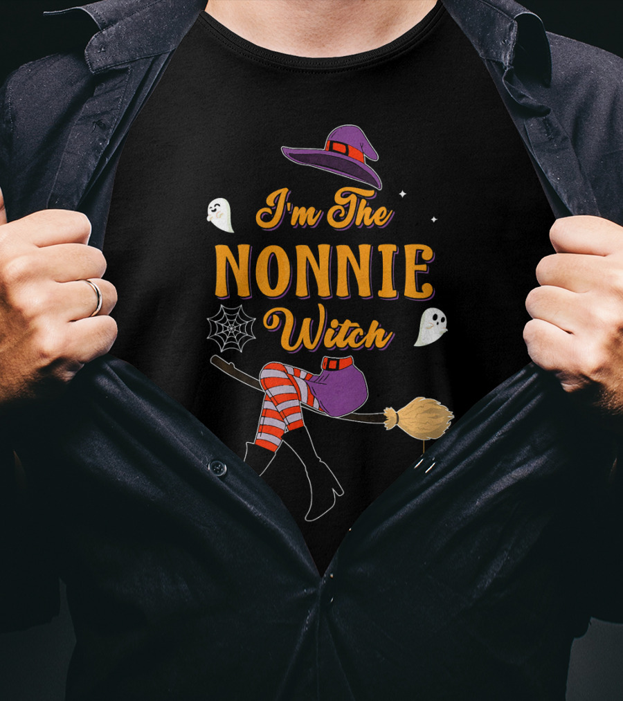 I'm The Nonnie Witch Halloween Group Costumed Fun T-Shirt