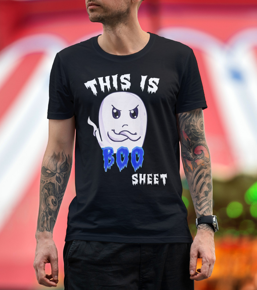 This Is Boo Sheet Funny Ghost Pun T-Shirt
