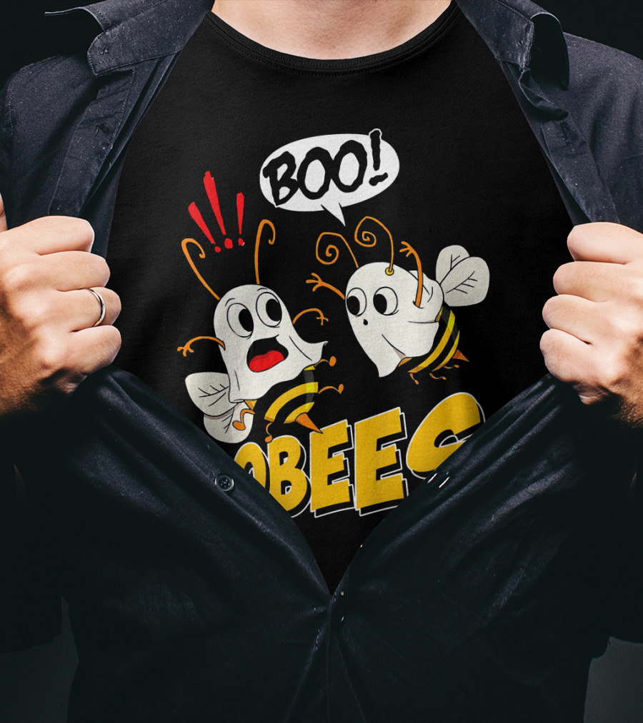 BOO Boobees Happy Halloween Day T-Shirt