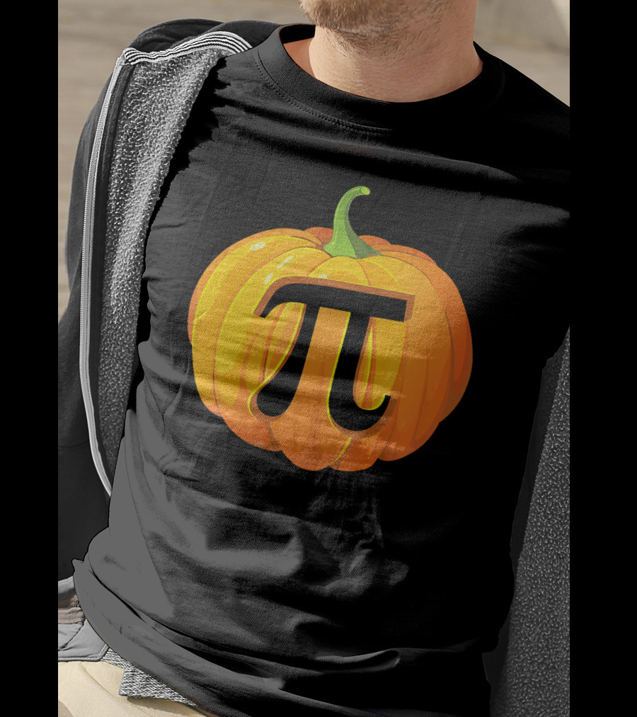 Pumpkin Pi Symbol Halloween Mashup T-Shirt