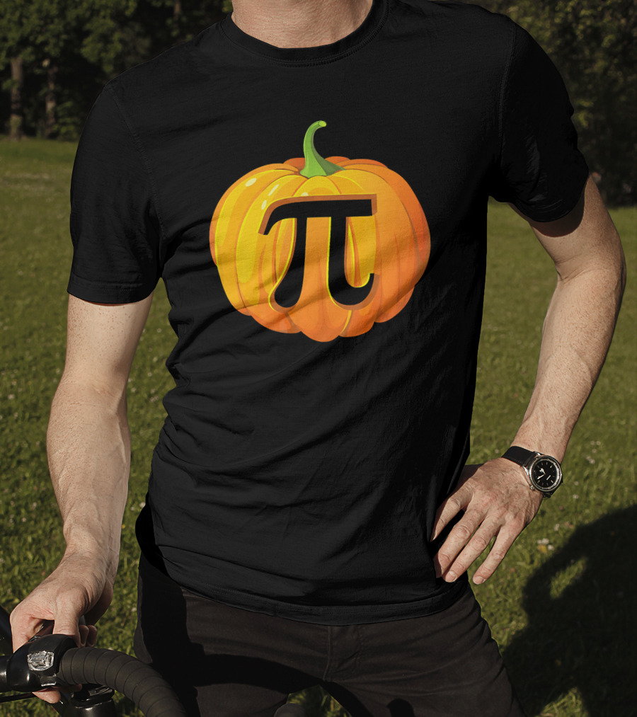 Pumpkin Pi Symbol Halloween Mashup T-Shirt