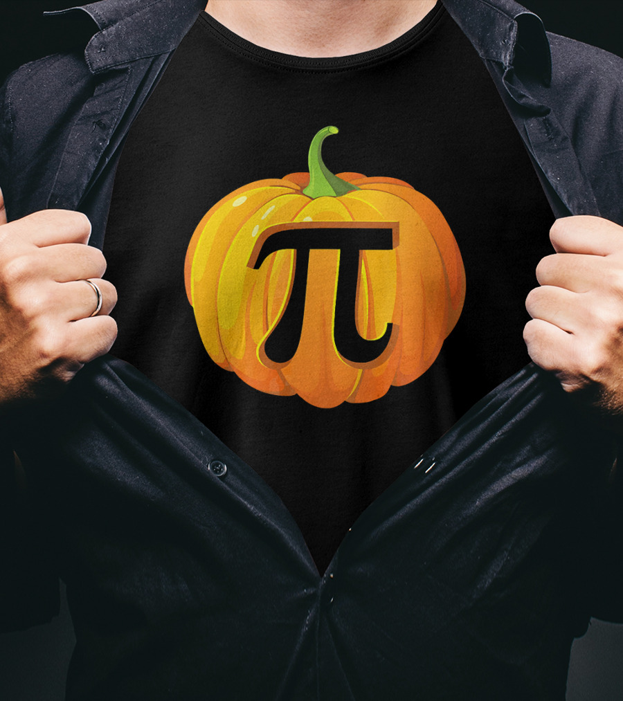 Pumpkin Pi Symbol Halloween Mashup T-Shirt
