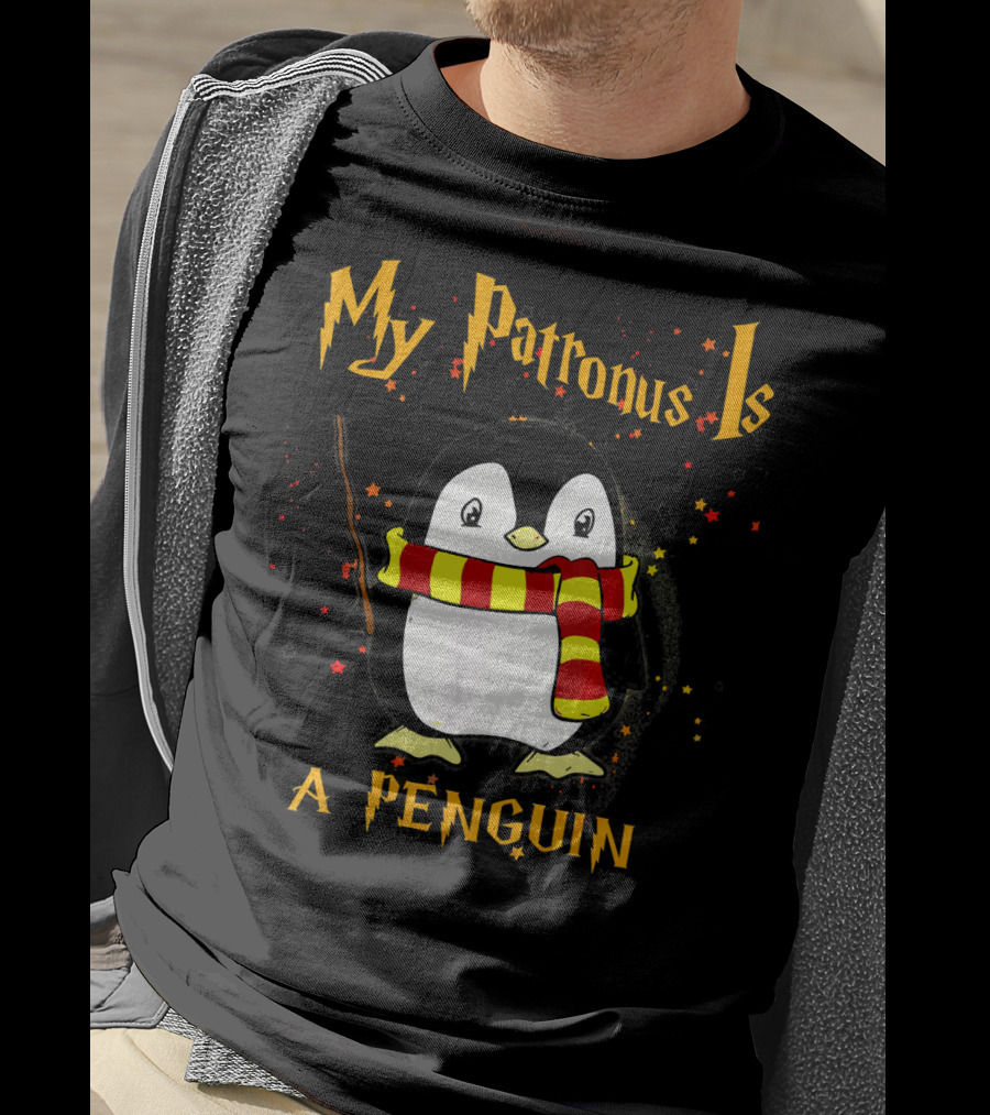 My Patronus Is A Penguin Wizardry Magic T-Shirt