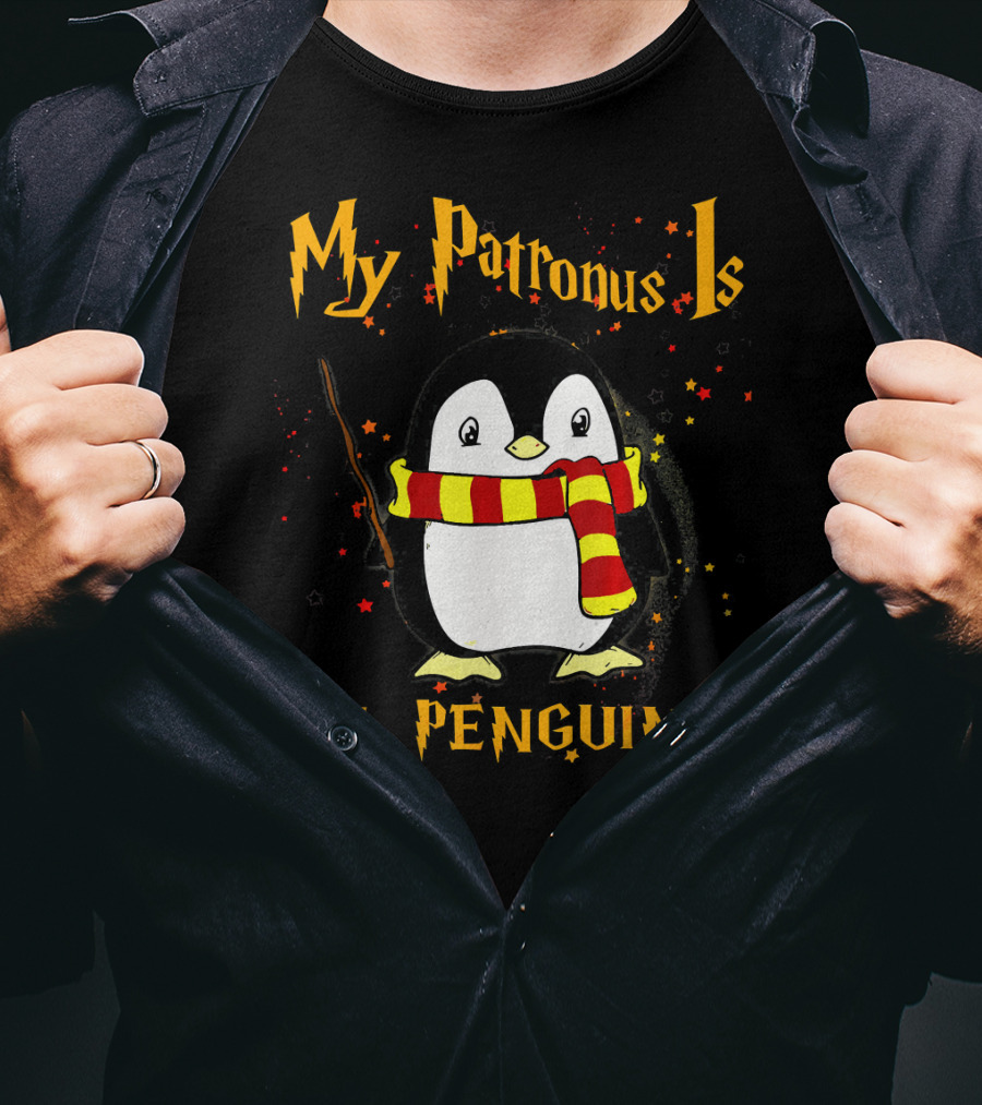 My Patronus Is A Penguin Wizardry Magic T-Shirt