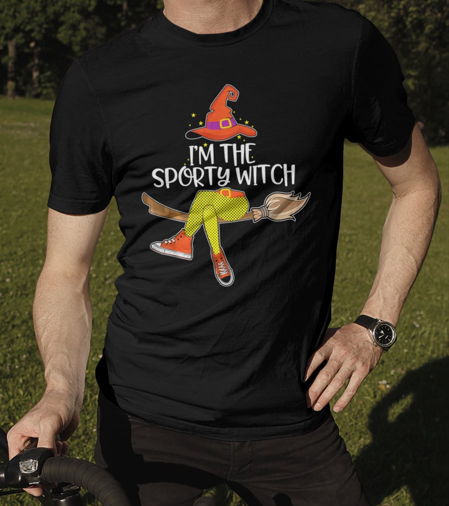 I'm The Sporty Witch Halloween Match T-Shirt