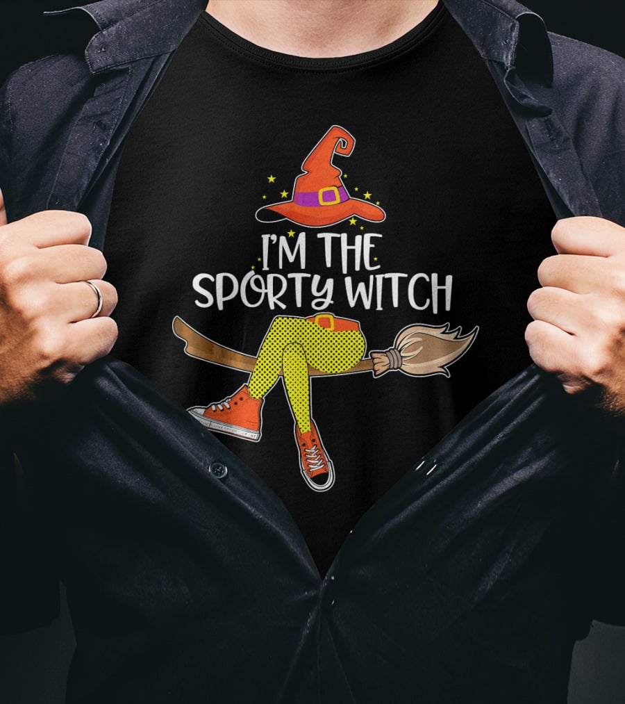 I'm The Sporty Witch Halloween Match T-Shirt