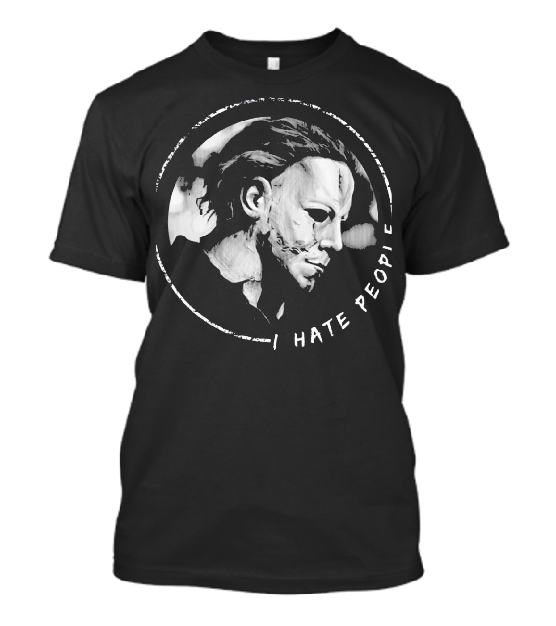 I Hate People Myers Horror Mask T-Shirt