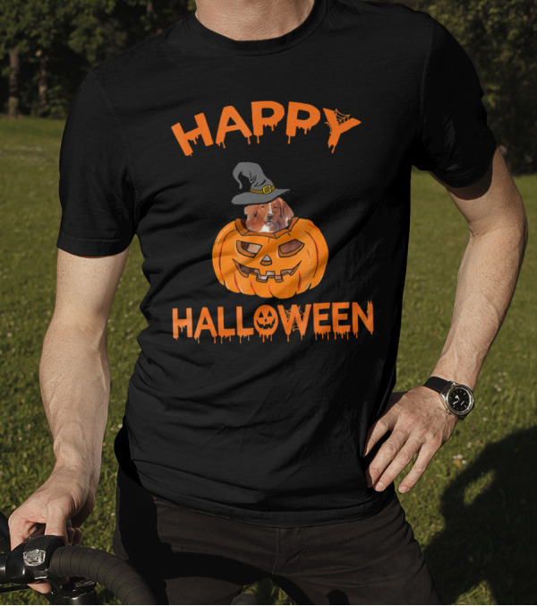 Happy Halloween Nova Scotia Duck Tolling Retriever Pumpkin T-Shirt