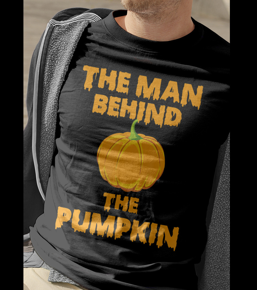 The Man Behind The Pumpkin Halloween T-Shirt