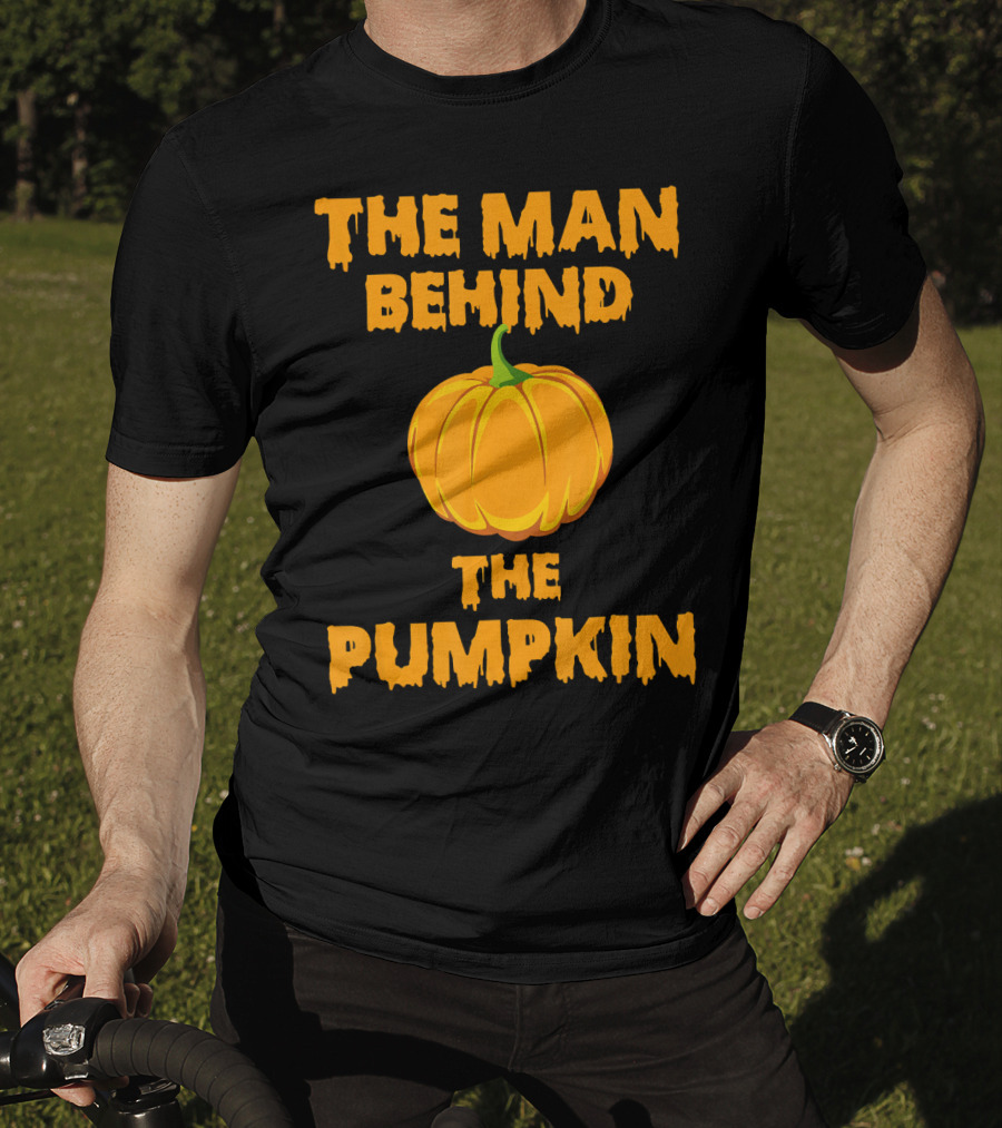 The Man Behind The Pumpkin Halloween T-Shirt