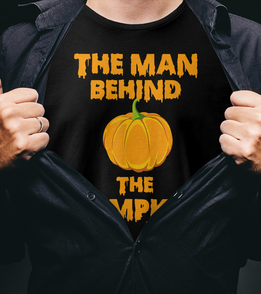 The Man Behind The Pumpkin Halloween T-Shirt