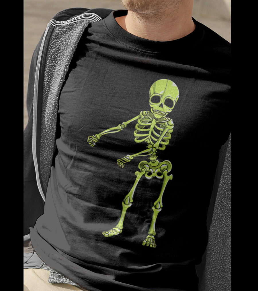Floss Dance Neon Skeleton T-Shirt