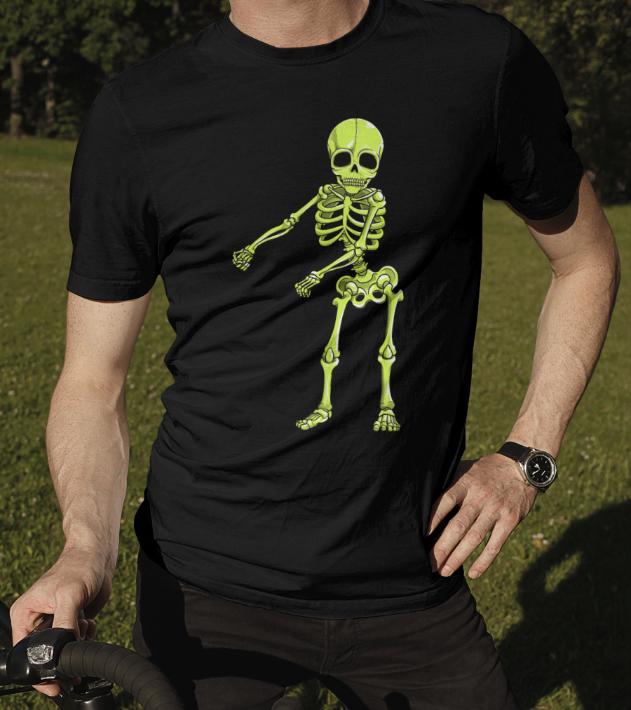 Floss Dance Neon Skeleton T-Shirt