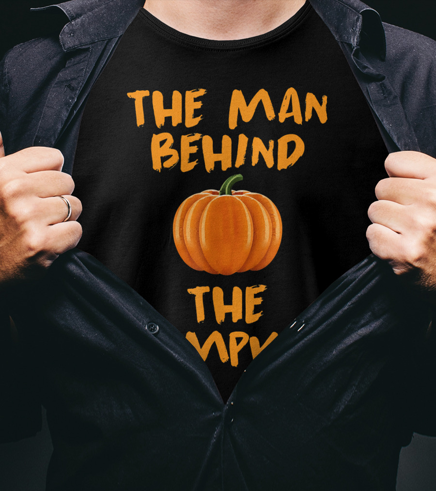 Halloween The Man Behind The Pumpkin T-Shirt