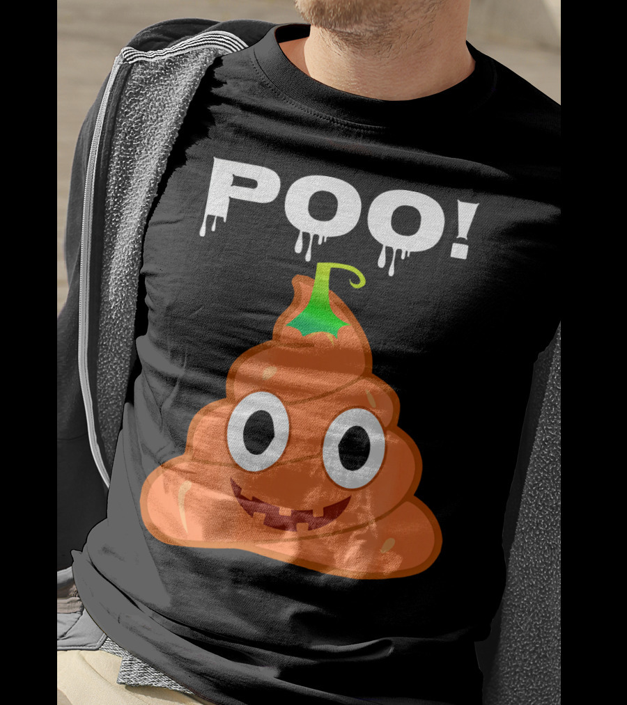 Poo Halloween Pumpkin Boo Fun T-Shirt