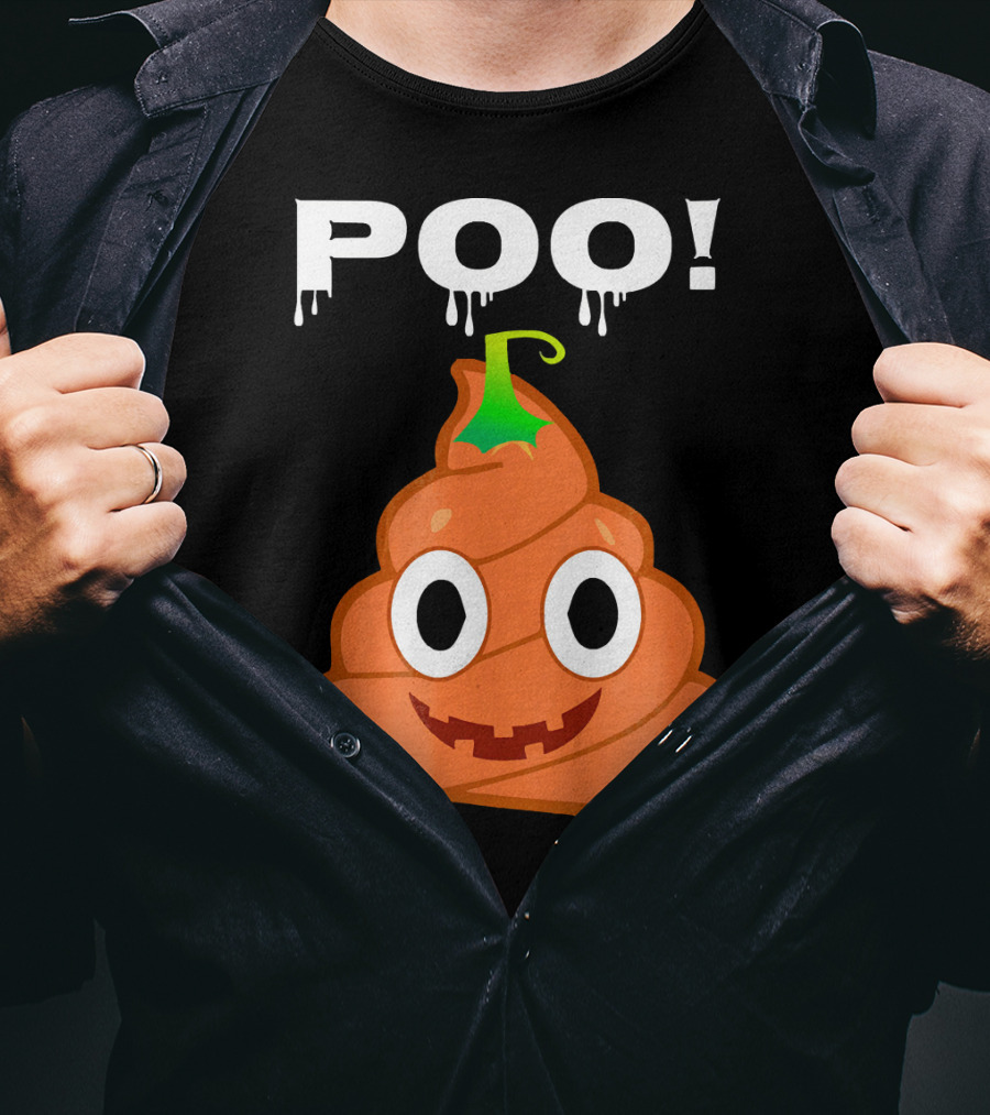 Poo Halloween Pumpkin Boo Fun T-Shirt