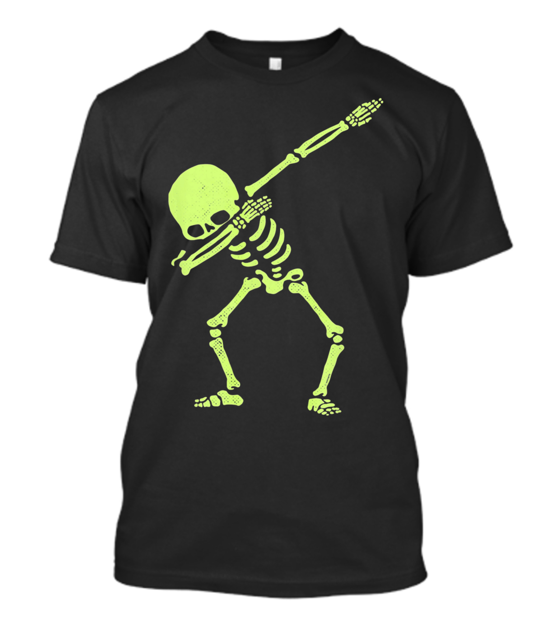 Dabbing Skeleton Glow In The Dark Hip Hop Skull T-Shirt