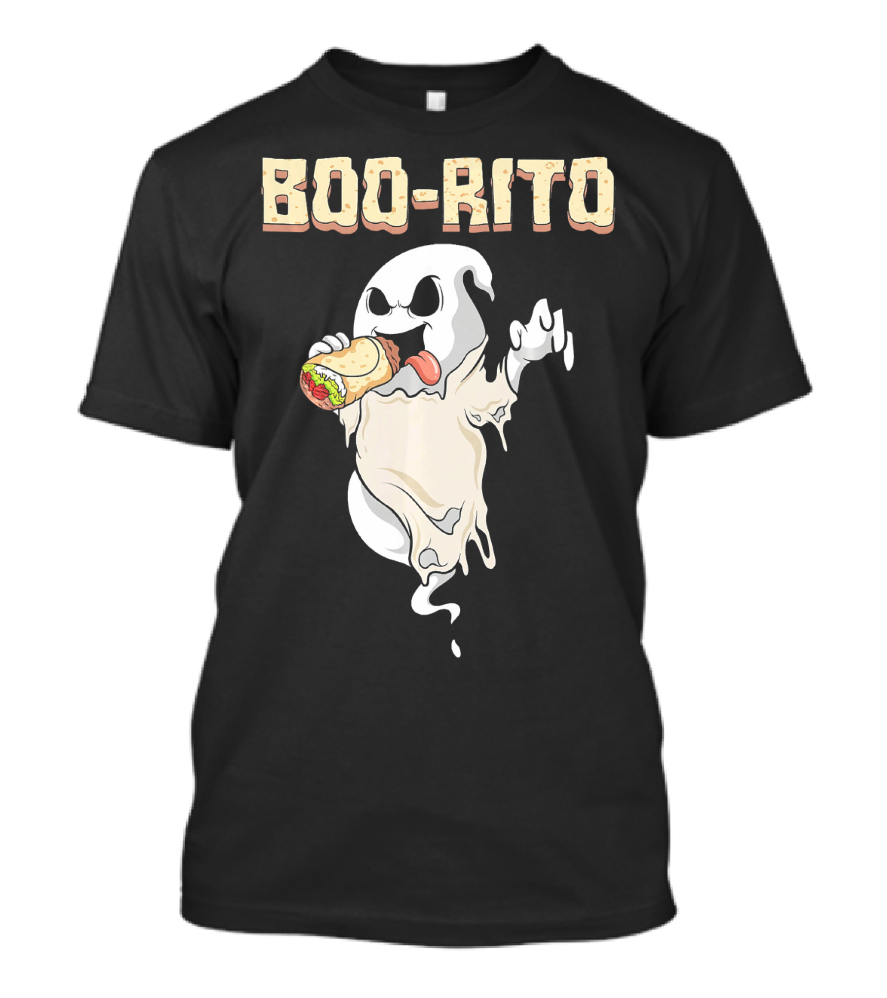 BOO-RITO Ghost Eating Burrito T-Shirt