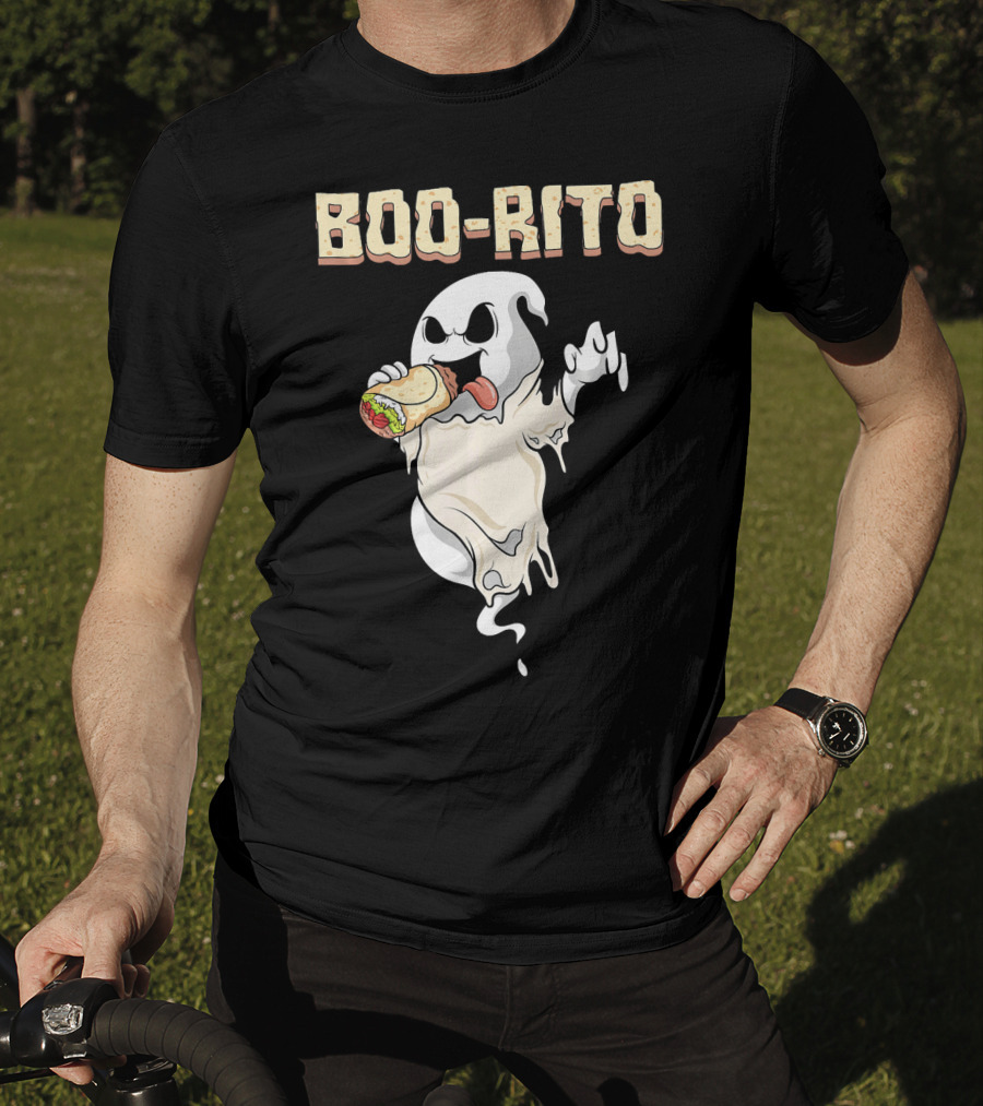 BOO-RITO Ghost Eating Burrito T-Shirt
