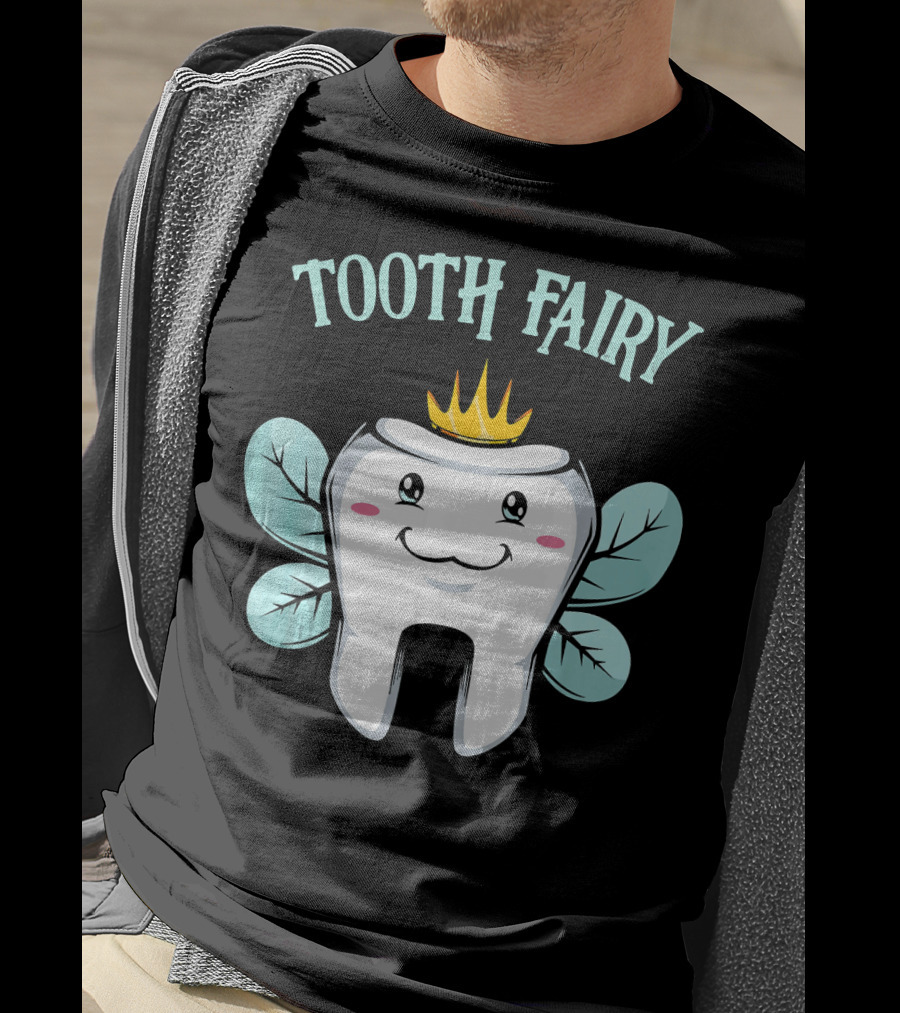 Tooth Fairy Crowned Fantasy Halloween Costume T-Shirt