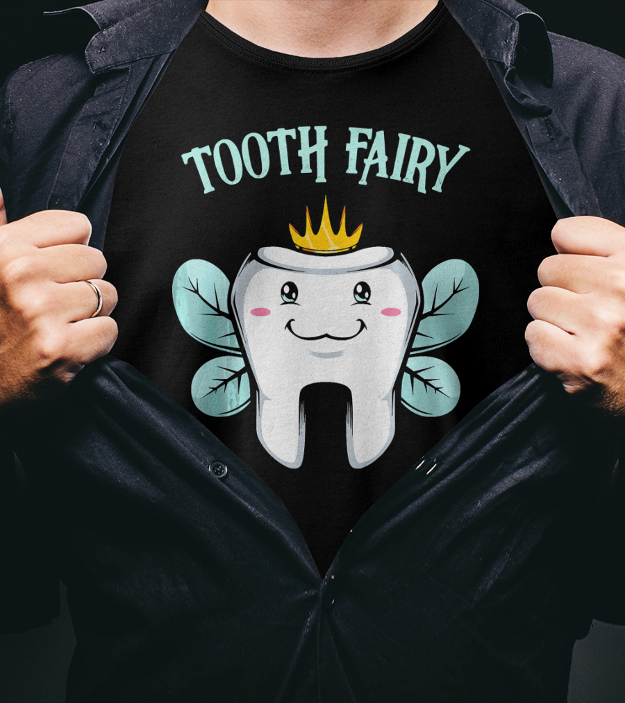 Tooth Fairy Crowned Fantasy Halloween Costume T-Shirt