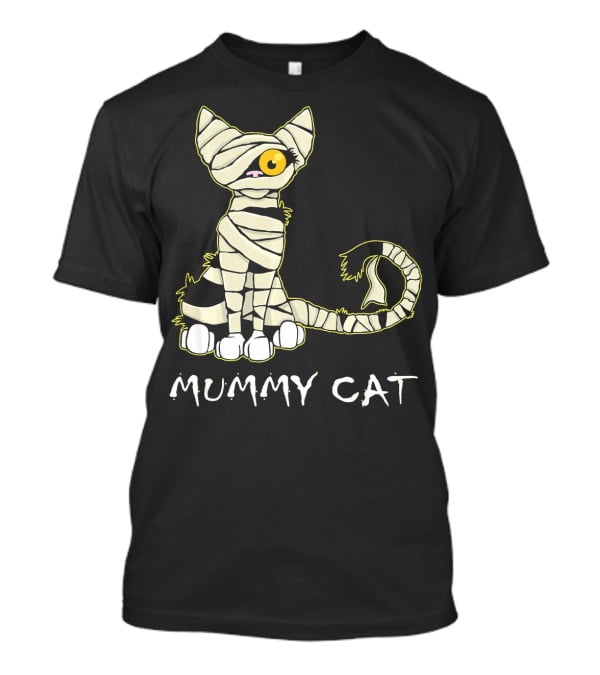 Mummy Cat Black Cat Mummy T-Shirt
