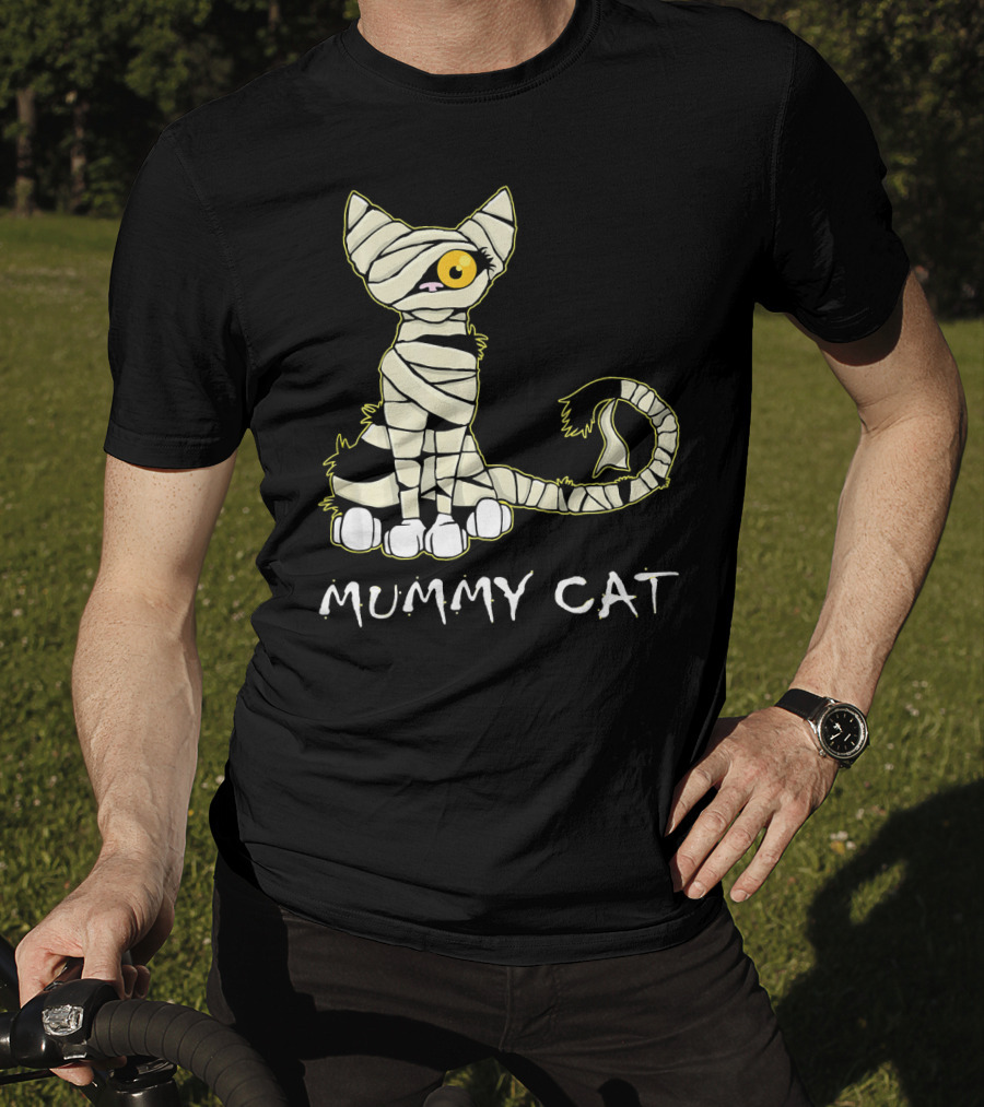 Mummy Cat Black Cat Mummy T-Shirt