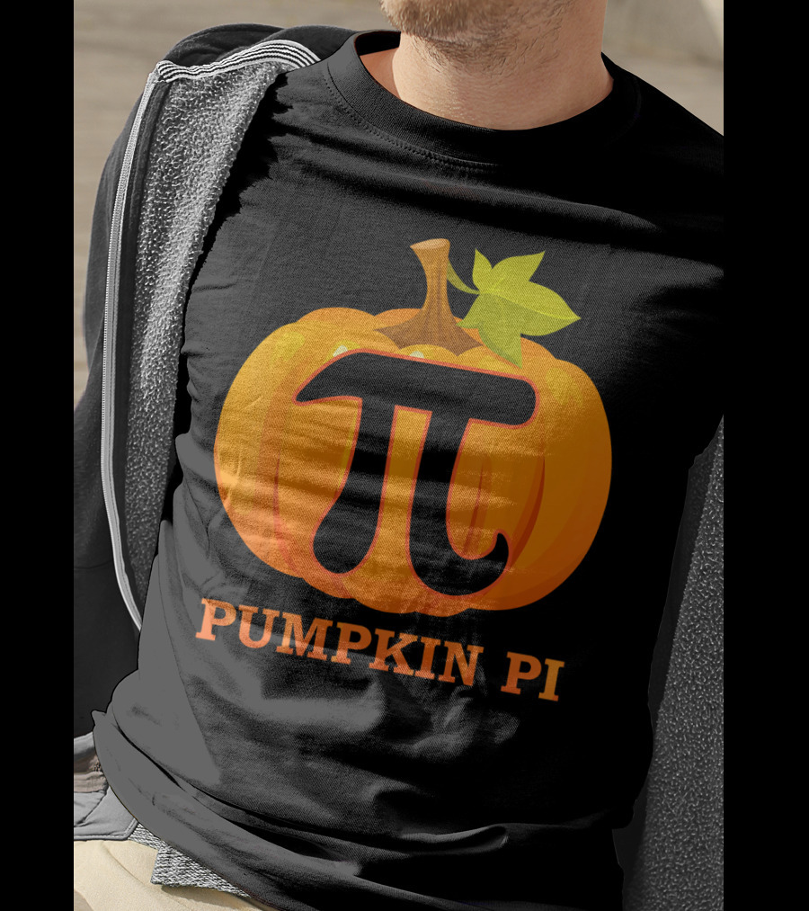 Pumpkin Pi Halloween Costume Math Pie T-Shirt