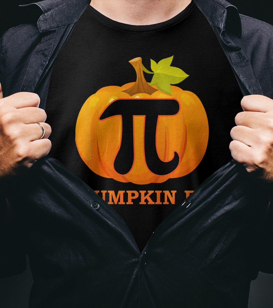 Pumpkin Pi Halloween Costume Math Pie T-Shirt